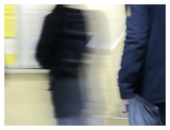 Philip Bradshaw, Between arriving and departure, departing and arrival, 2012.